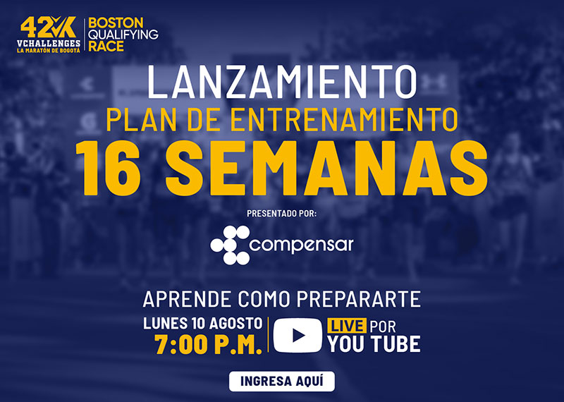 Plan de entrenamiento Maratón de Bogotá 2026 - VChallenges 42K