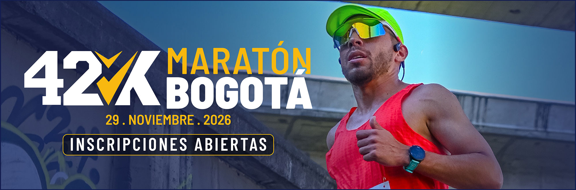 Inscríbete al Maratón de Bogotá 2026 - VChallenges 42K